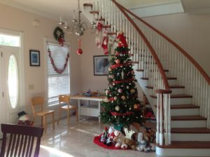 christmas stairs